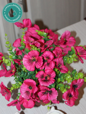 анютины глазки в кашпо