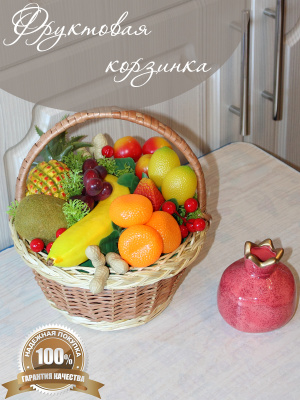 Корзина с фруктами