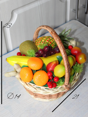 Корзина с фруктами